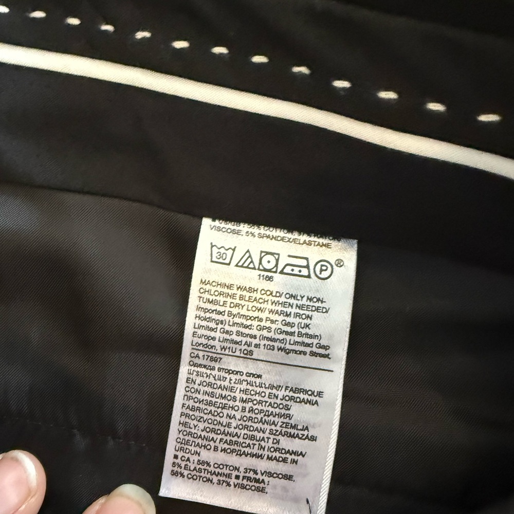 Banana Republic Sloan Black Trousers